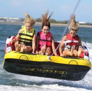 Wholesale sports boat: 3 Person Backrest Traction Water Ski