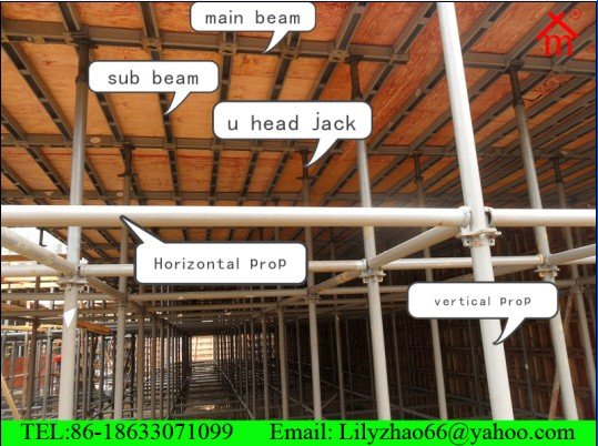 Concrete Slab Formwork Scaffolding System Instead Of Peri