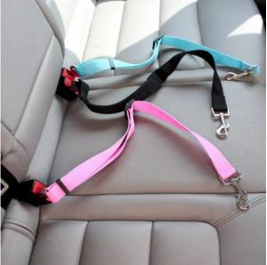 Wholesale safe car seat: PET Dog Leash Car Seat Belt Adjustable Lead Leash Safety Travel Clip Puppy Collar