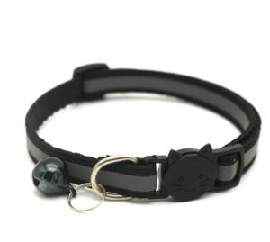 Wholesale reflective stripe: Safety Buckle with Bell Cute PET Products Colorful Nylon PET Collars
