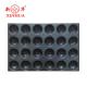 Popular Carbon Steel Black Color Bake Sheet Customized Size Shape Non Stick Baking Cake Mold