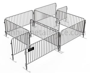 Wholesale mobile security barrier: Flat Feet Crowd Control Barriers