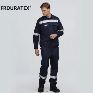 Wholesale military police shirts: FR Reflective Electrician Workwear Work Wear Clothes Safety Suit