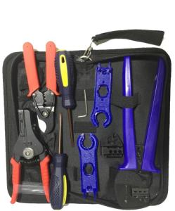 Wholesale cross connector: Multifunction Bags Crimper Solar Installation Tools Kits