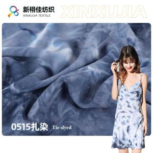 Wholesale printed tie: Tie-Dyed Printed Summer Dresses Garments Clothing Fabric