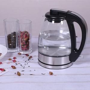 Wholesale auto safety glass: X.J.GROUP 12833 Glass Electric Kettle with Removable Scale Filter