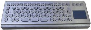Wholesale industrial keyboards: Stainless Steel Industrial Keyboard with Touchapad(X-PP71B)