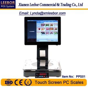 Wholesale multi touch: Touch Screen PC Scale, Supermarket Retail Terminal System, Price Computing Multi-Language Weighing