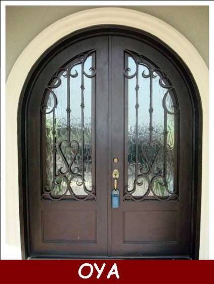 Sell Wrought Iron Interior Double Door Metal Doors Metal Grill