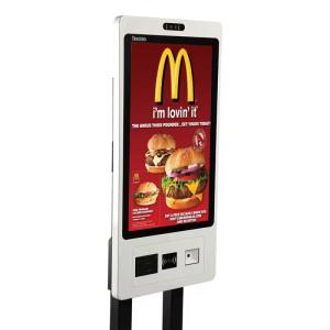 Wholesale net camera: 27 Inch Totem Touchscreen Android Self Order Kiosk Mcdonald's Self Service Kiosk Manufacturers