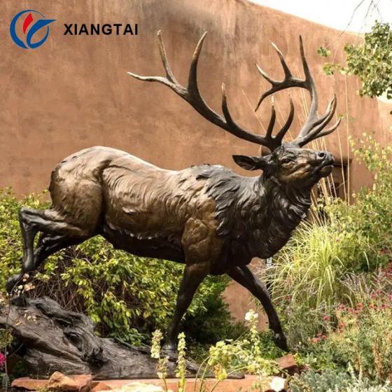 Bronze Elk Sculptures Suitable for Placement in Gardens(id:11928440 ...