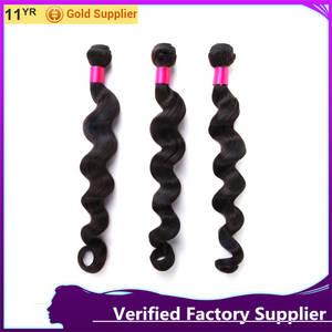 Wholesale bundles mink virgin hair: Brazilian Virgin Hair Loose Wave 3 Mink Brazilian Hair Weave Bundles Rosa Queen Hair Products Curly
