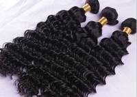 10A Brazilian Deep Wave Virgin HAIR100% Brazilian Human Hair Weave 4Bundle Cheap Brazilian Curly Vir