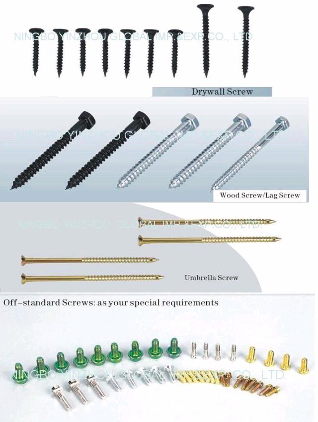 Drywall Screws/ Umbrella Screws/Wood&Lag Screws/Unstandard - Fasteners ...