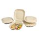 Biodegradable Disposable 100% Natural Paper Food Containers 9"