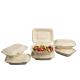 Biodegradable Disposable 100% Natural Paper Food Containers 10"x 7"