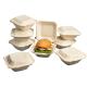 Biodegradable Disposable 100% Natural Paper Food Container 7"