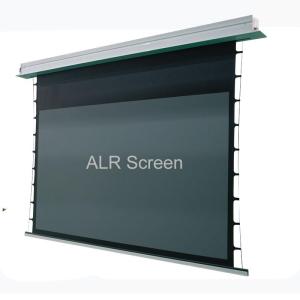 Wholesale crystal ceiling light: XYScreen in-ceiling Recessed ALR Black Crystal Electric Projector Screen 100-170