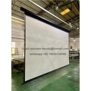 Wholesale television production equipment: 180-400 XYScreen Presentation Equipment Big Ceiling Hanging Electric Projector Screen