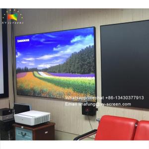 Wholesale projection screen: Curved Frame Projection Screen Ultra Thin Frame Screen Fixed Frame Projector Screens for Hone Cinema