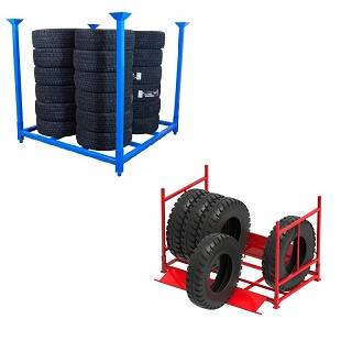 Tire Stacking Rack