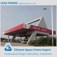 Prefab Steel Structure Gas Station Canopy