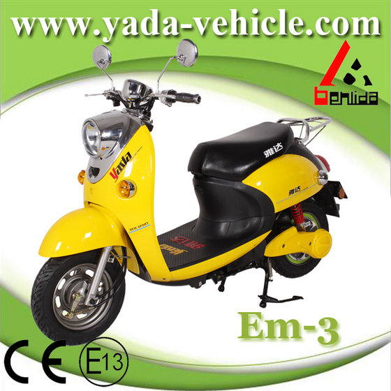 48v 800w 20ah 10inch Drum Brake Mini Fashion Style Electric Scooter Motorcycle (Yada EM3)