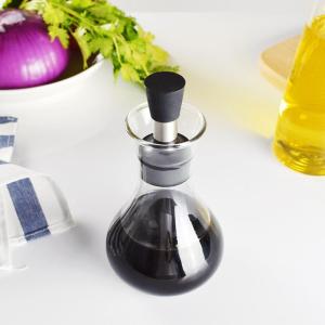 Wholesale souvenir decoration: 12oz and 16oz Sealing Oil Unique Design Glass Oil Pot Transparent High Borosilicate Glass Oil Pot