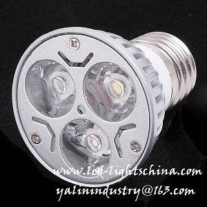 Wholesale gu10 led light: LED Lamp Cup, High Power Spotlight, E27/GU10/MR16 Bulb Light