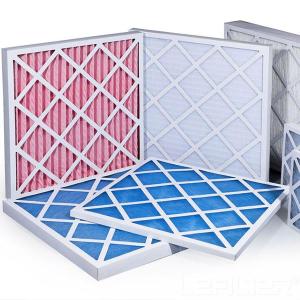 Wholesale large air purifier: Pleated G4 Panel Frame Air Filter for HAVC System