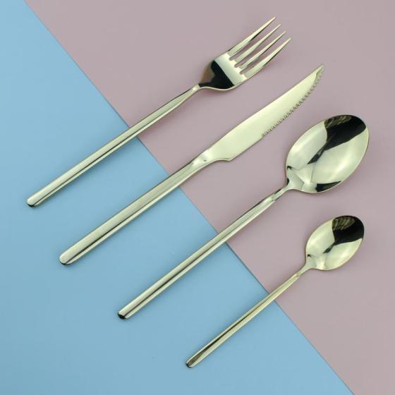 Sell Cutlery set in PVD golden color