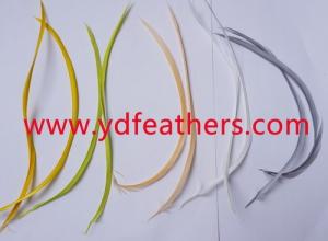 Wholesale hair bulk: Stripped Goose Biots Feather From Chinafor Wholesale