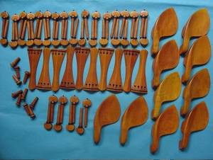 Wholesale peg: Violin Parts Boxwood Peg Chinrest Tailpiece
