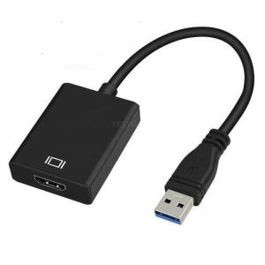 Wholesale kvm: 1080P HD Portable USB 3.0 To HDTV HDMI Converter Audio Video Adapter Converter Cable High Speed