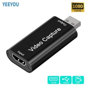 Wholesale card usb: HD 1080P USB 2.0 Video Capture Card Devices HDTV HD MI To USB for Live Streaming