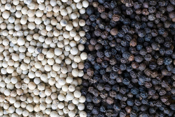 Sell Organic Dried White and Black Pepper