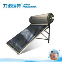 Split-pressurized Solar Water Heater with Heat Pipes