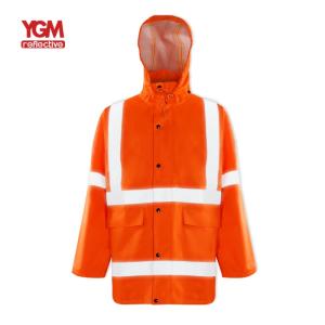 Wholesale reflective jacket: Hi Vis Safety Jacket Coveralls Workwear with Reflective Tape