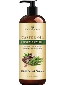 Wholesale eyelashes: Handcraft Castor Oil with Rosemary Oil for Hair Growth, Eyelashes and Eyebrows