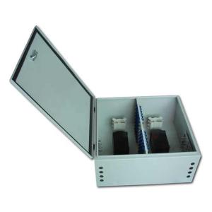 Wholesale square box with cover: Wall Mounted Outdoor IP65 Fiber Optic Distribution Box 96 Fibers