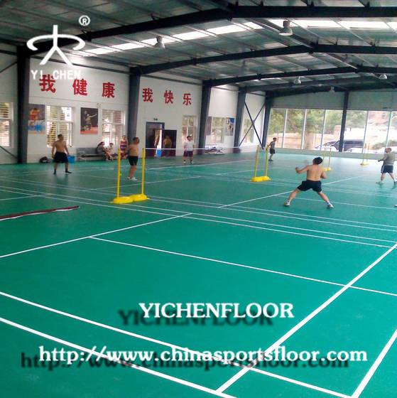 Sell badminton court sports pvc flooring mat