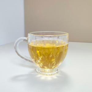 Glass Tea Mug China Supplier 145ml Glass Teacup with Handle Transparent Wholesale Tea Drinking Cup