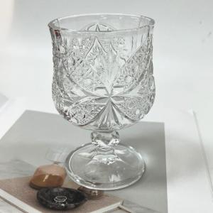 Butterfly Embossed Wine Glass Machine Pressed Goblets Sets