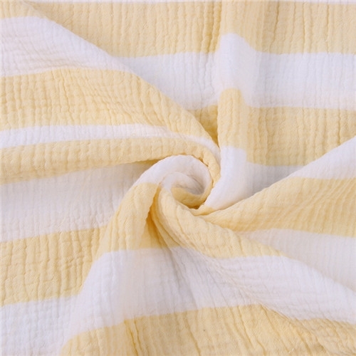 Sell 100% cotton wrinkle gauze fabric