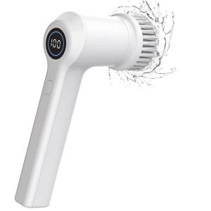 Wholesale virtual presenter: Waterproof Cordless Electric Spinning Scrubber Brush Handle Bathroom Floor Tiles Cleaning Tool