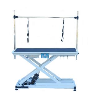 Wholesale lift table: 49.6'' Black Professional Heavy Duty Electric Lifting Grooming Table