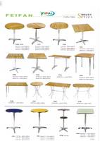 Sell aluminum wooden tables,wooden furniture