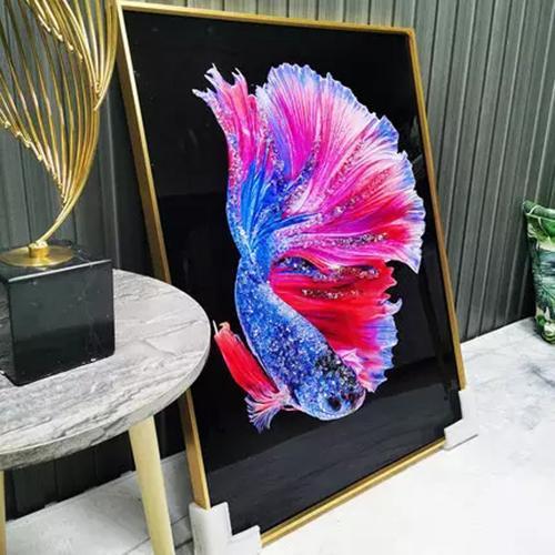Sell Wholesale mural art crystal painting home decoration oil painting