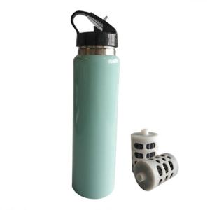 Wholesale hiking sports coat: Travel Portable BPA-free Stainless Steel Filter Water Bottle