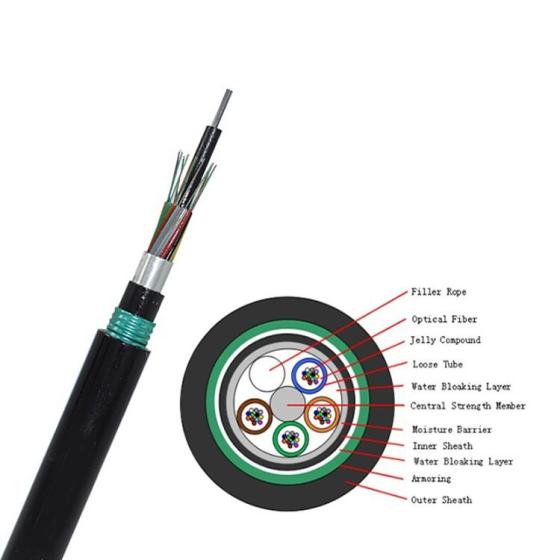 Standard Loose Tube Armored Optical Fiber Cable GYTA53(id:11664057 ...